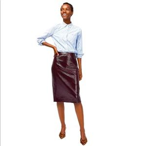 J. Crew Collection Sequin Midi Pencil Skirt Size 4